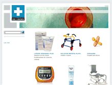 Tablet Screenshot of farmaciasolipadris.com